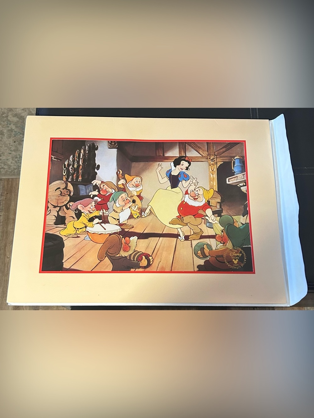 1994 Walt Disney Store Exclusive Commemorative Lithograph